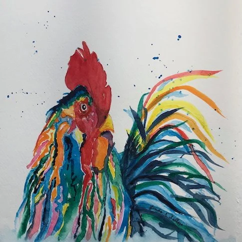 Vivid Rooster