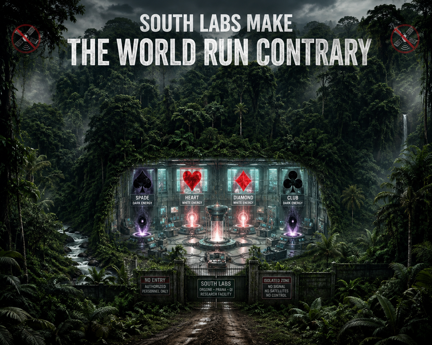 Orgone Labs South Make the World Run Contrary
