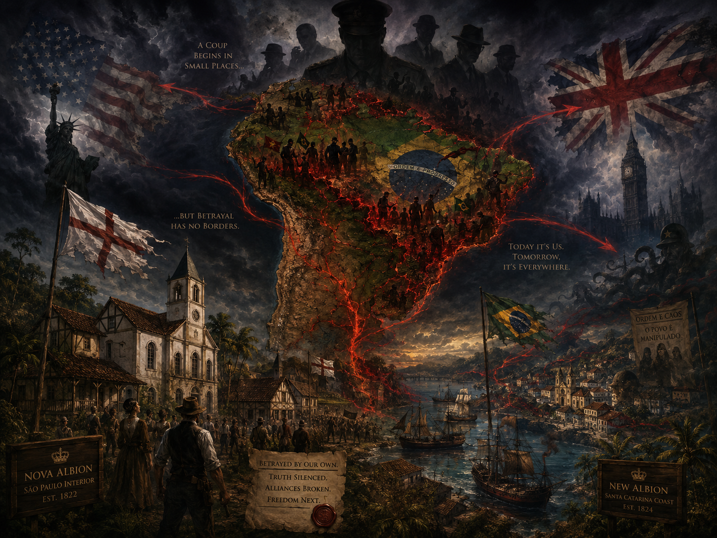 What if the brazilians traitors started in the small colony here south where I live?
