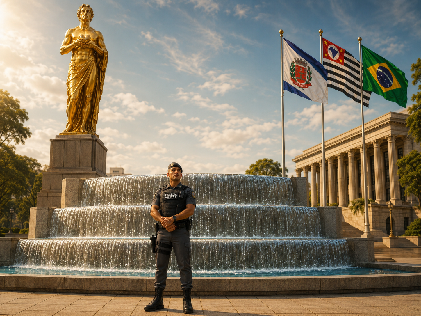 “The Three Branches of Government Through Water”
- “Os tres poderes pela agua” 