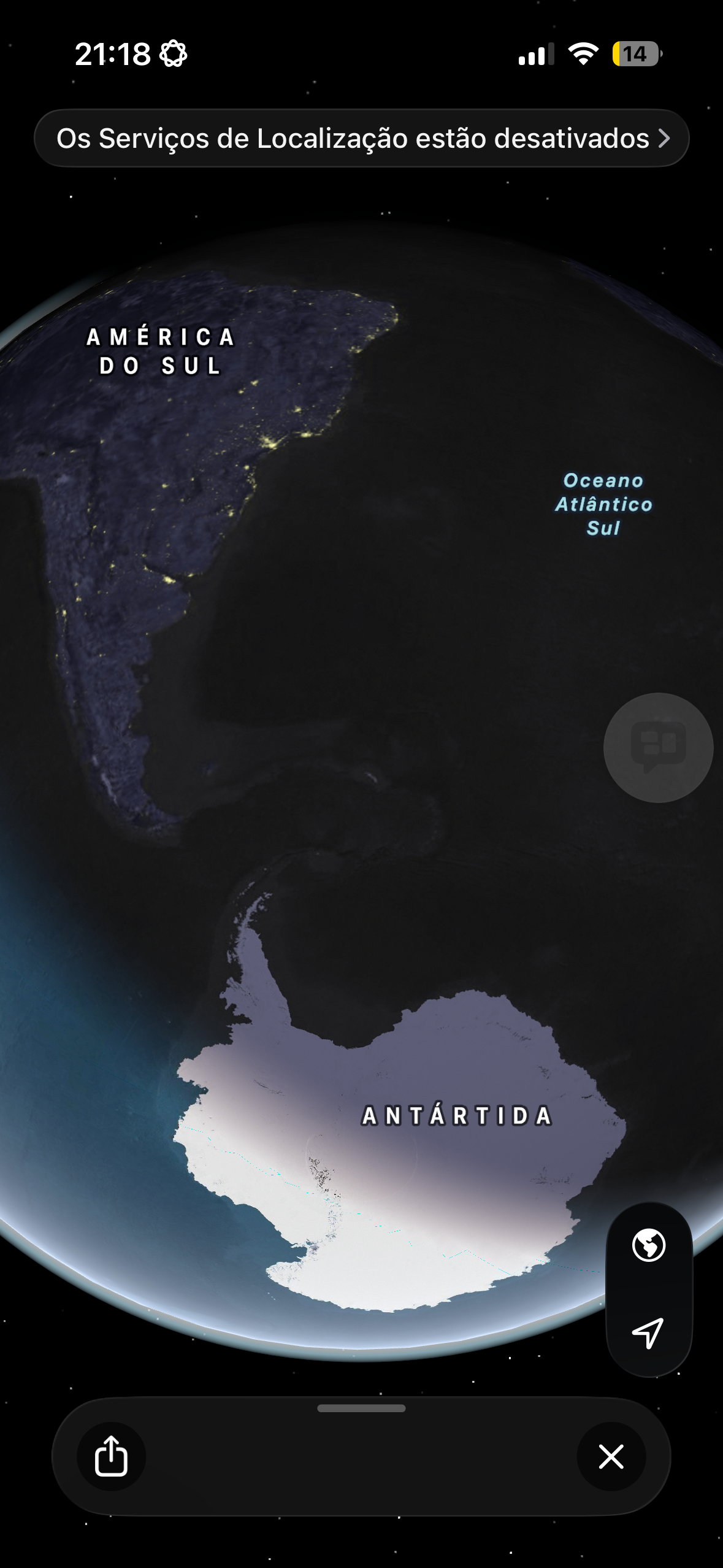 Antarctic is an Island