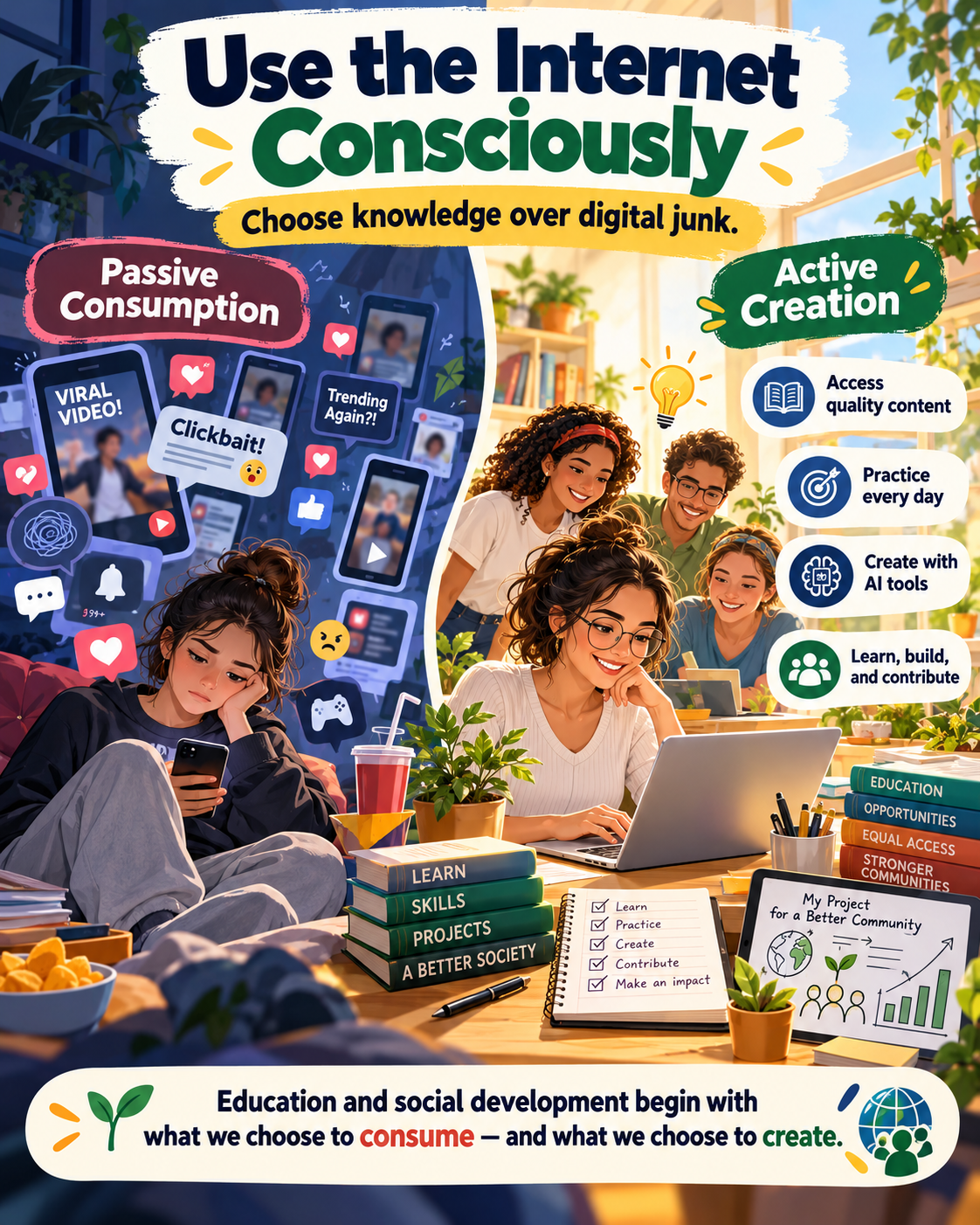 Conscious use of the Internet