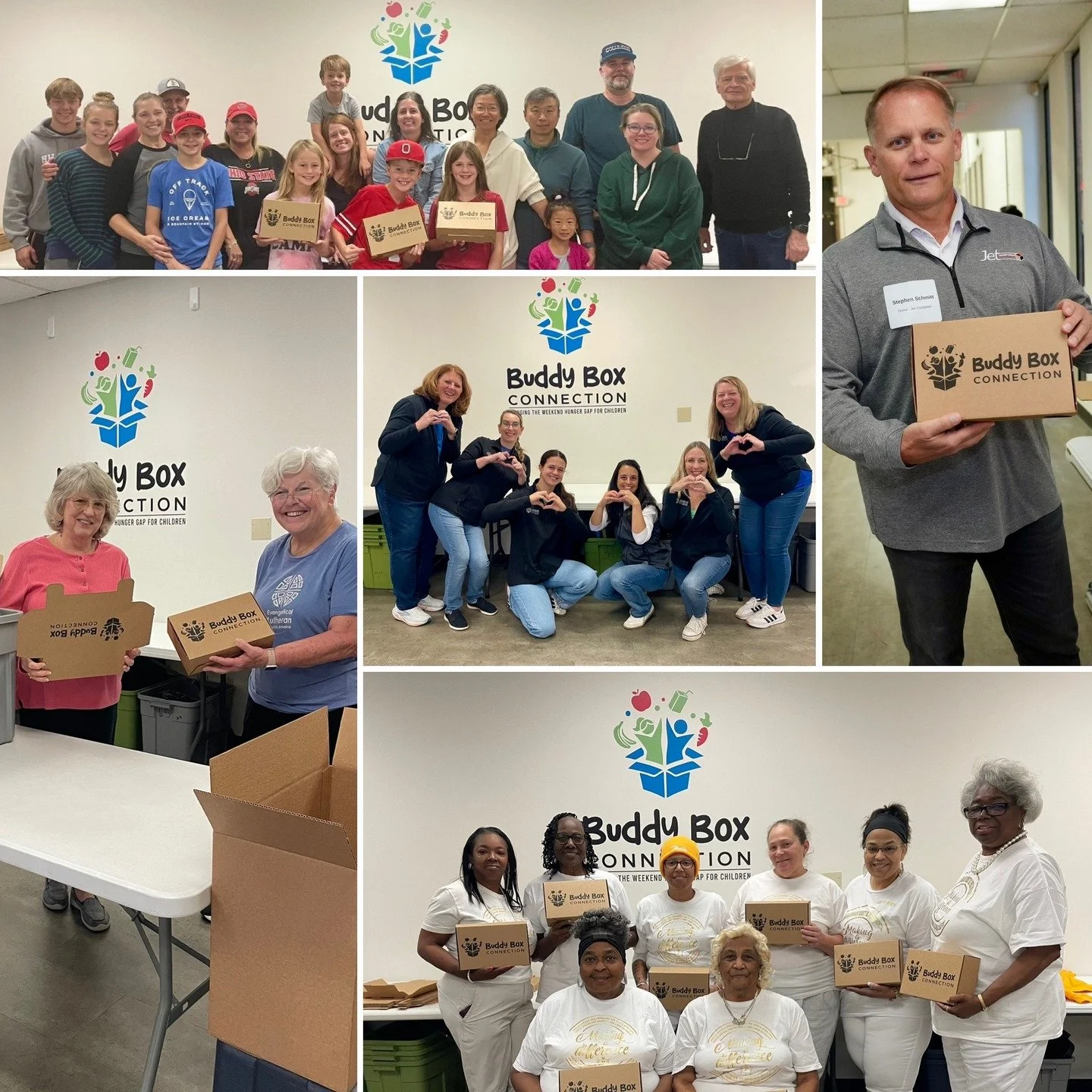 We are so excited to see the first groups packing our brand-new Buddy Box Connection Buddy Boxes! A huge thank you to Steve at @jetcontainer for generously providing these awesome boxes!

#buddyboxes #feedinghungrykids #buddyboxconnection