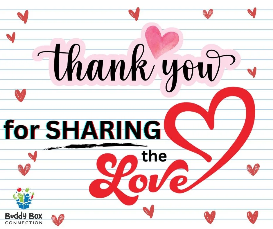 From the bottom of our hearts... thank you for SHARING the Love with the students we support during our annual food drive! Your support helps us provide hundreds of kids with weekend food every week! Together, we MAKE A DIFFERENCE! Thank you!

#share