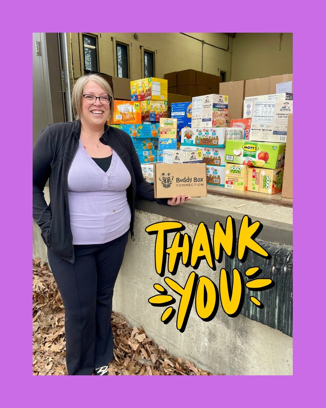 Huge thanks to the team at Renewal by Andersen of Columbus for donating an amazing 1,148 food items for our Buddy Boxes! 

Special shoutout to Kathy for coordinating the drop-off&mdash;your support makes a real difference.

We can&rsquo;t wait to hav