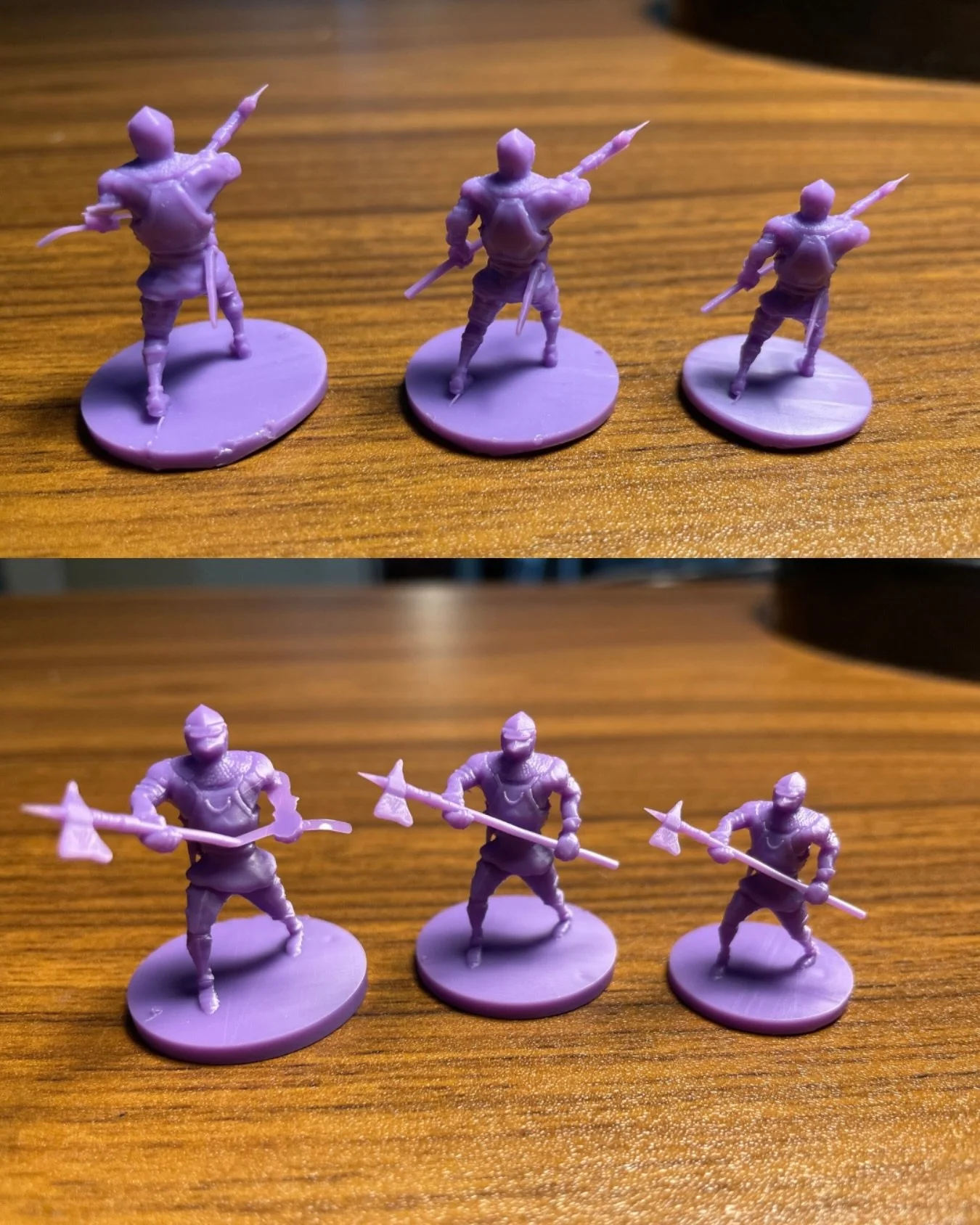Testing out different sizes for the miniatures! 30mm (measurement, not scale) seems to be taking the cake here, 25mm just feels a little small, and the amount of detail improvement from 35mm doesn’t match the volume increase (also came with a l