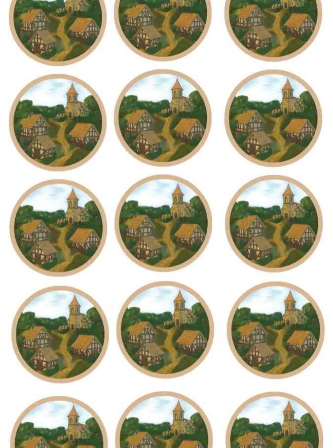 Concept art for one of the town tokens! By profession I couldn't be further from an artist (a biomedical engineer), so looking at the final result of these I'm really proud!
I will be hiring artists for all of the components in the final game, but I