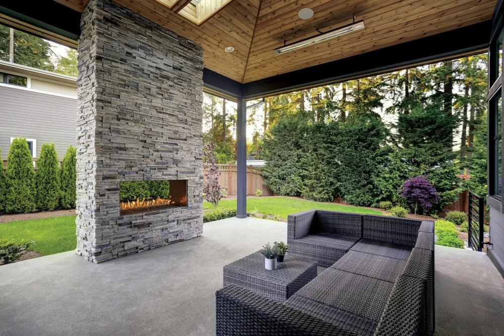 6424 Linear Outdoor Gas Fireplace