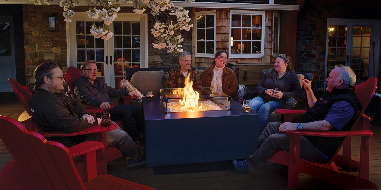 44″ Fire Chat Table