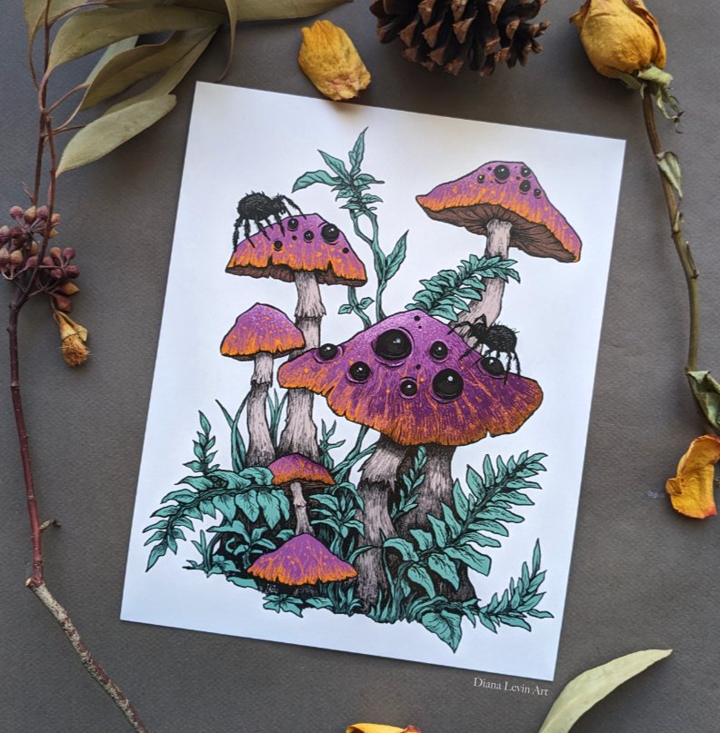 Ghoulish Bunny Studios - Spider Dreams print.jpg