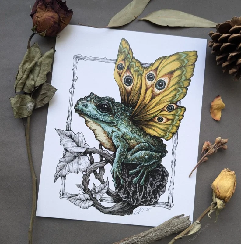 Mad Toad 8" x 10" Art Print