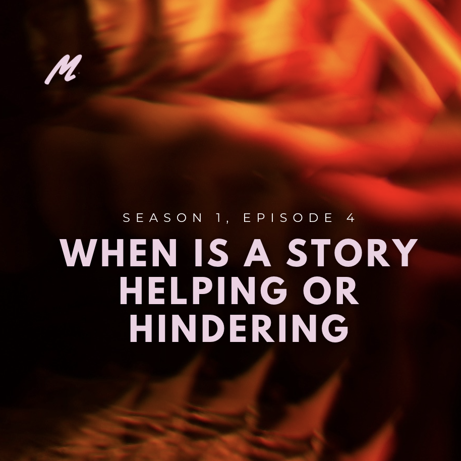 When is a story helping or hindering?