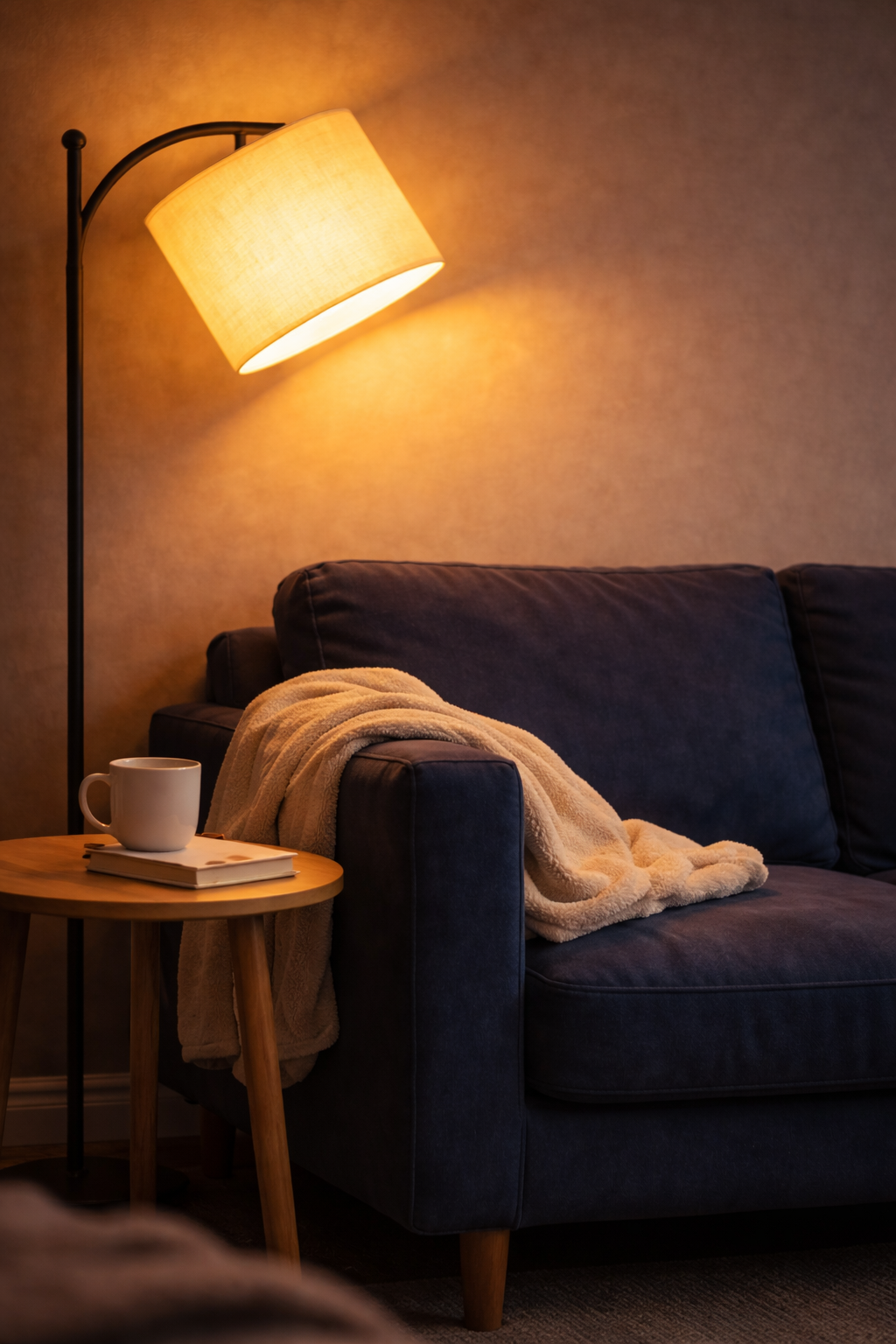 A Gentle Happy Light Floor Lamp for the Darker Months