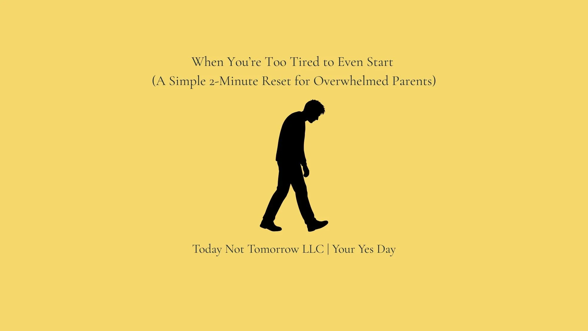 When You’re Too Tired to Even Start (Try This Instead)