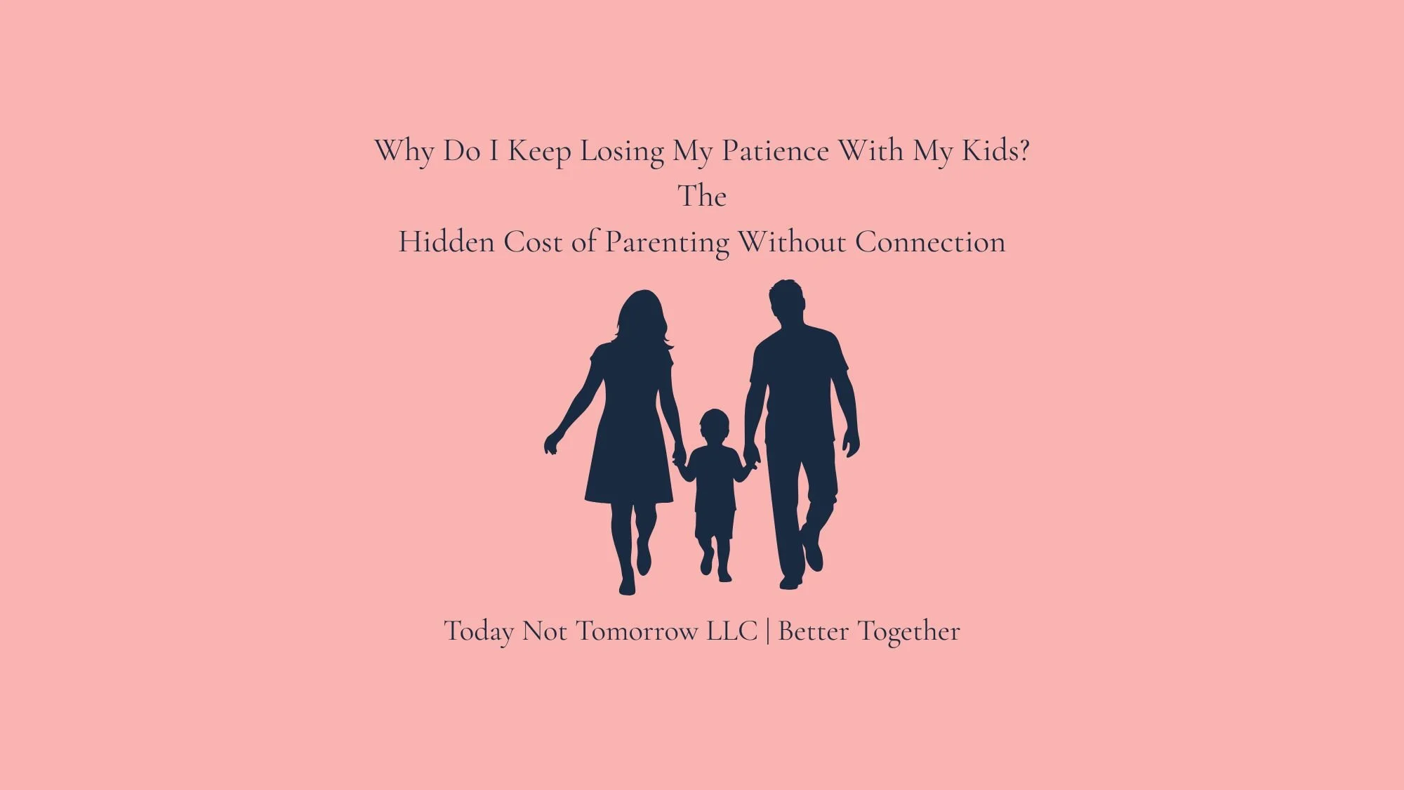 Why Do I Keep Losing My Patience With My Kids? The Hidden Cost of Parenting Without Connection