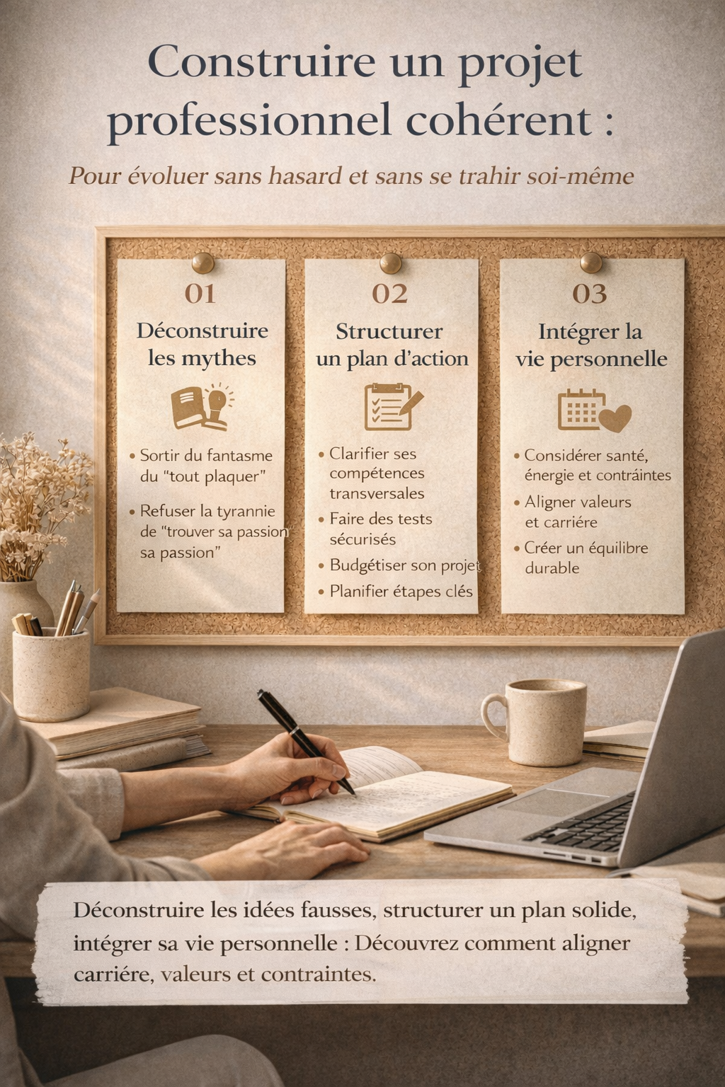 Déconstruire les mythes, structurer un vrai plan d’action et intégrer sa vie personnelle :