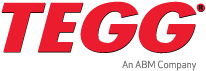 TEGG logo in red and black text with the phrase 'An ABM Company' underneath.