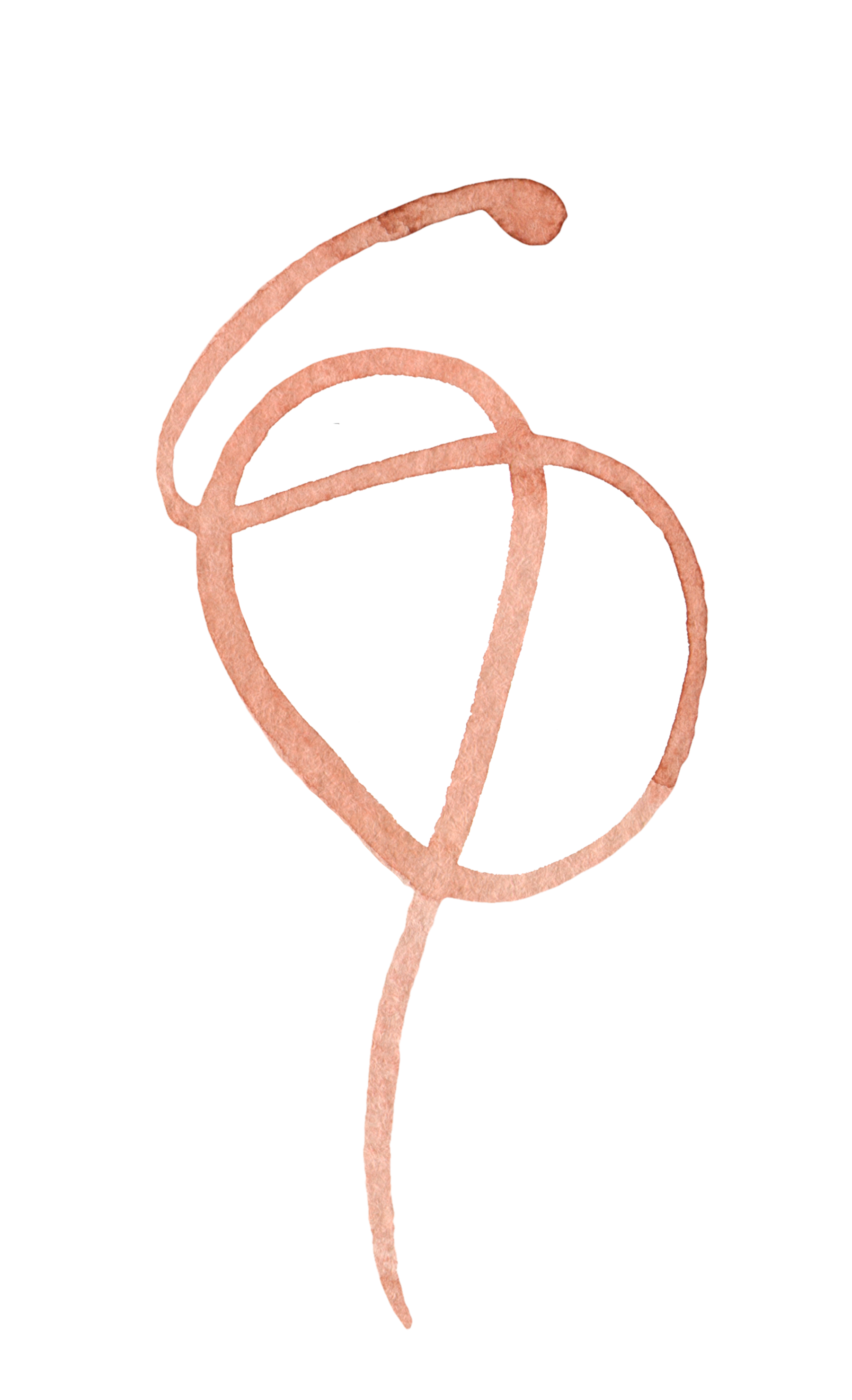 Abstrakte verspielte Illustration in Rot