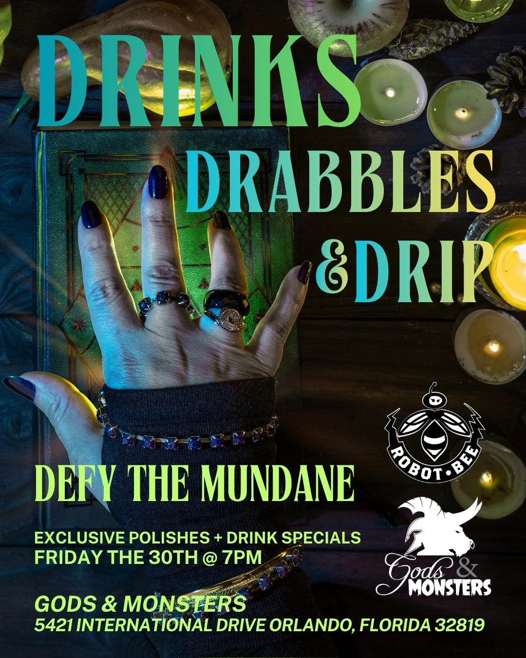 Drinks, Drabbles, &amp; Drip ☕️✨

🗣️ Attention all singular minds, polished rebels, and fellow chaotic agents!

Ever wanted to watch your nails shift like a "dreadful premonition" or an "unforgettable revelation" just by holding 