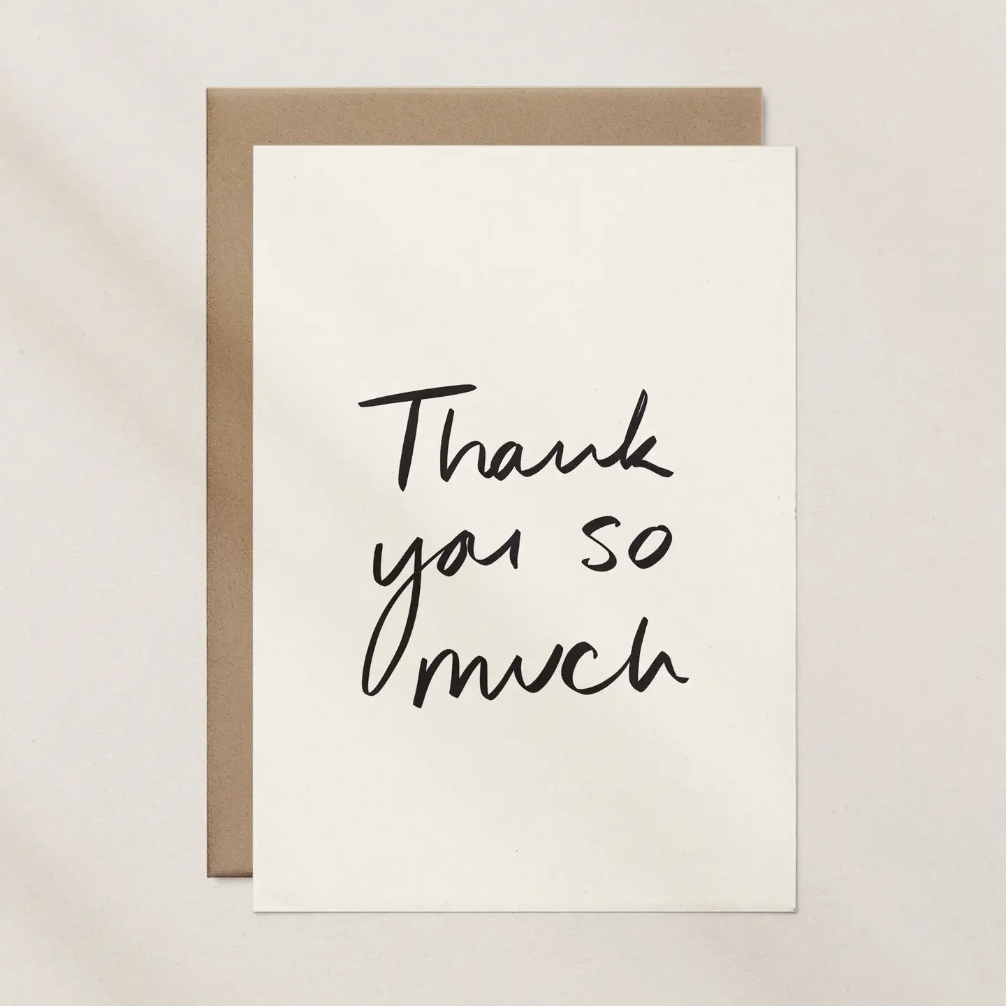 Thank You So Much Greeting Card