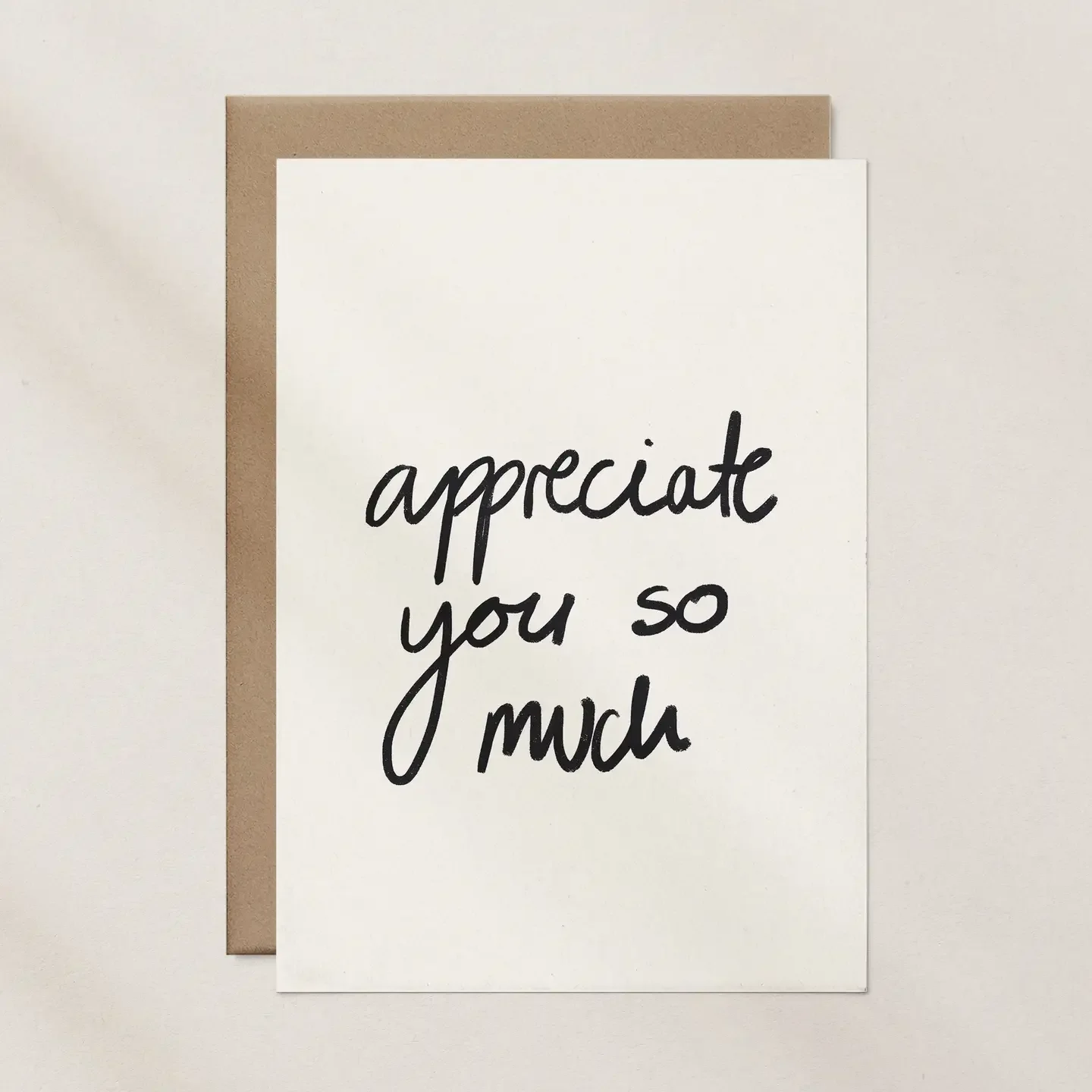 Appreciate You So Much Greeting Card