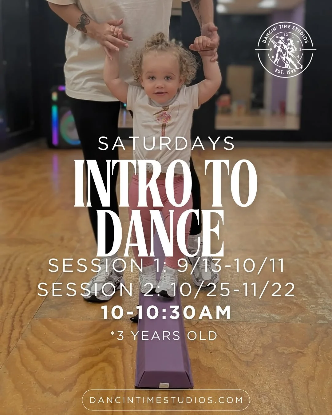 ✨ SATURDAY DANCE CLASSES ✨

&bull;Intro to Dance (Age 3) 10:00&ndash;10:30am

&bull;Combo Class (Ages 4&ndash;6) Ballet &bull; Tap &bull; Jazz 10:30&ndash;11:30am

📅 Session 1: Sept 13&ndash;Oct 11
📅 Session 2: Oct 25&ndash;Nov 22

‼️Pre-registrati