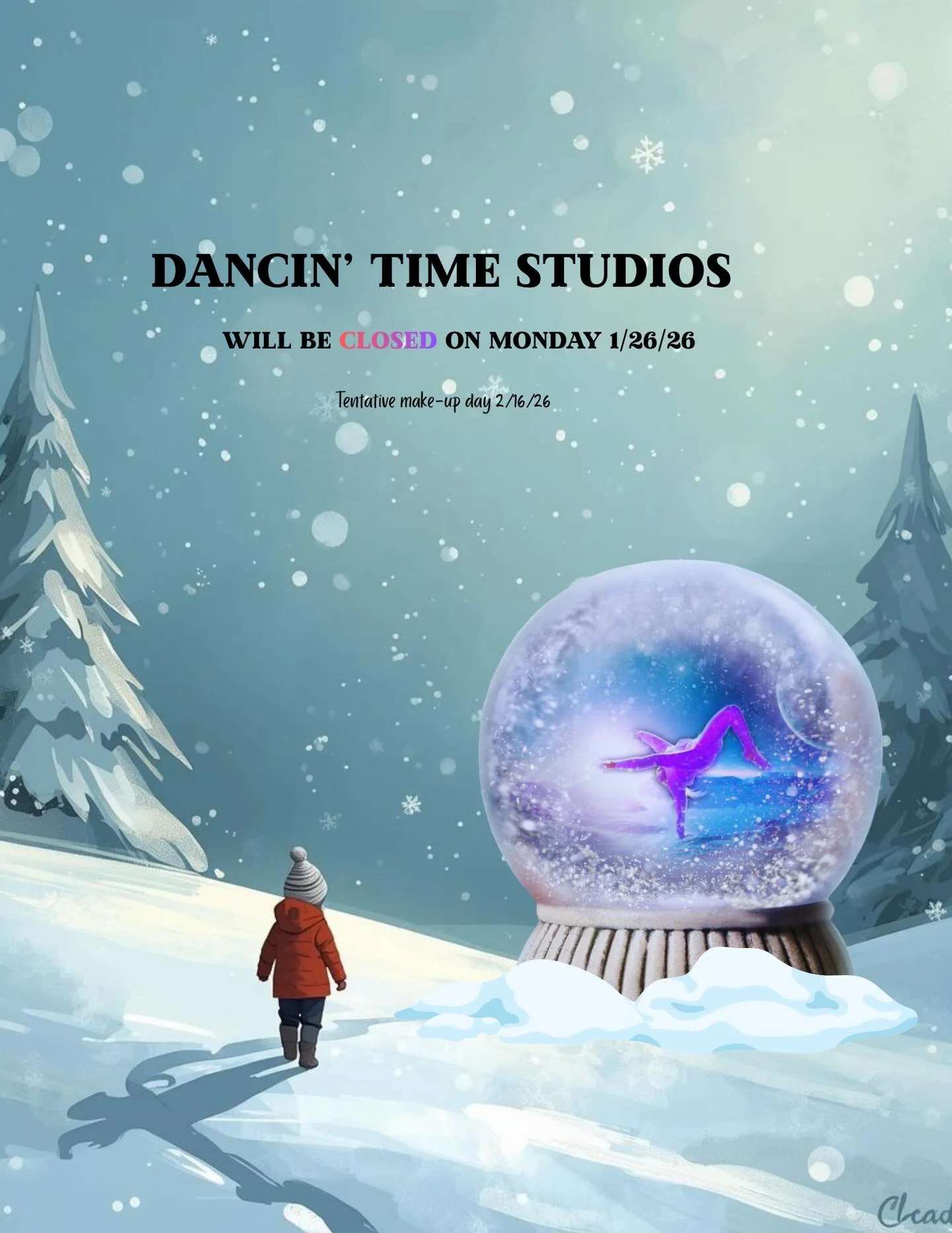 DTS will be closed this evening, 1/26/26. Tentative make-up day on 2/16/26