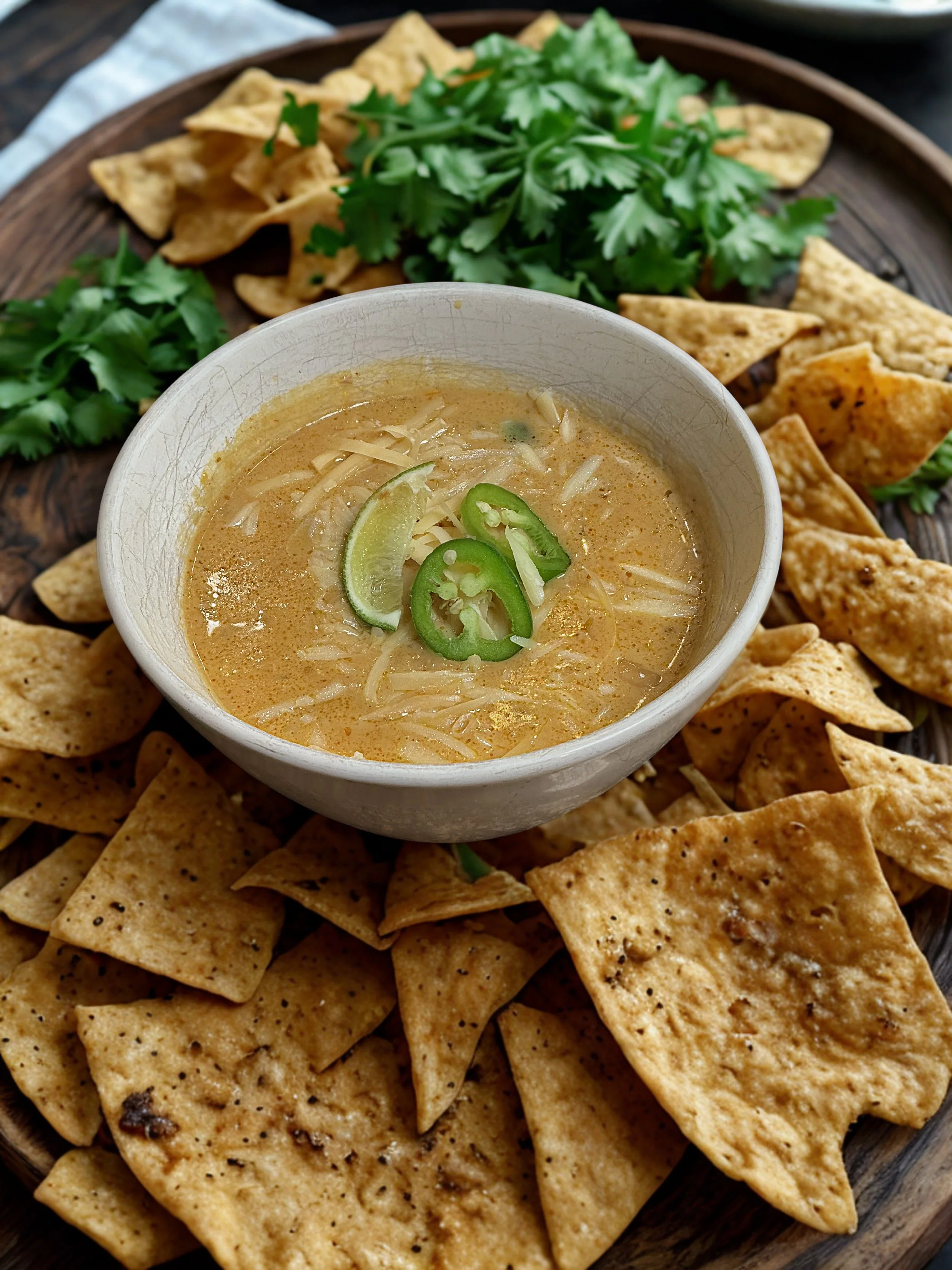 Smoky Poblano Pepper &amp; Gouda Soup