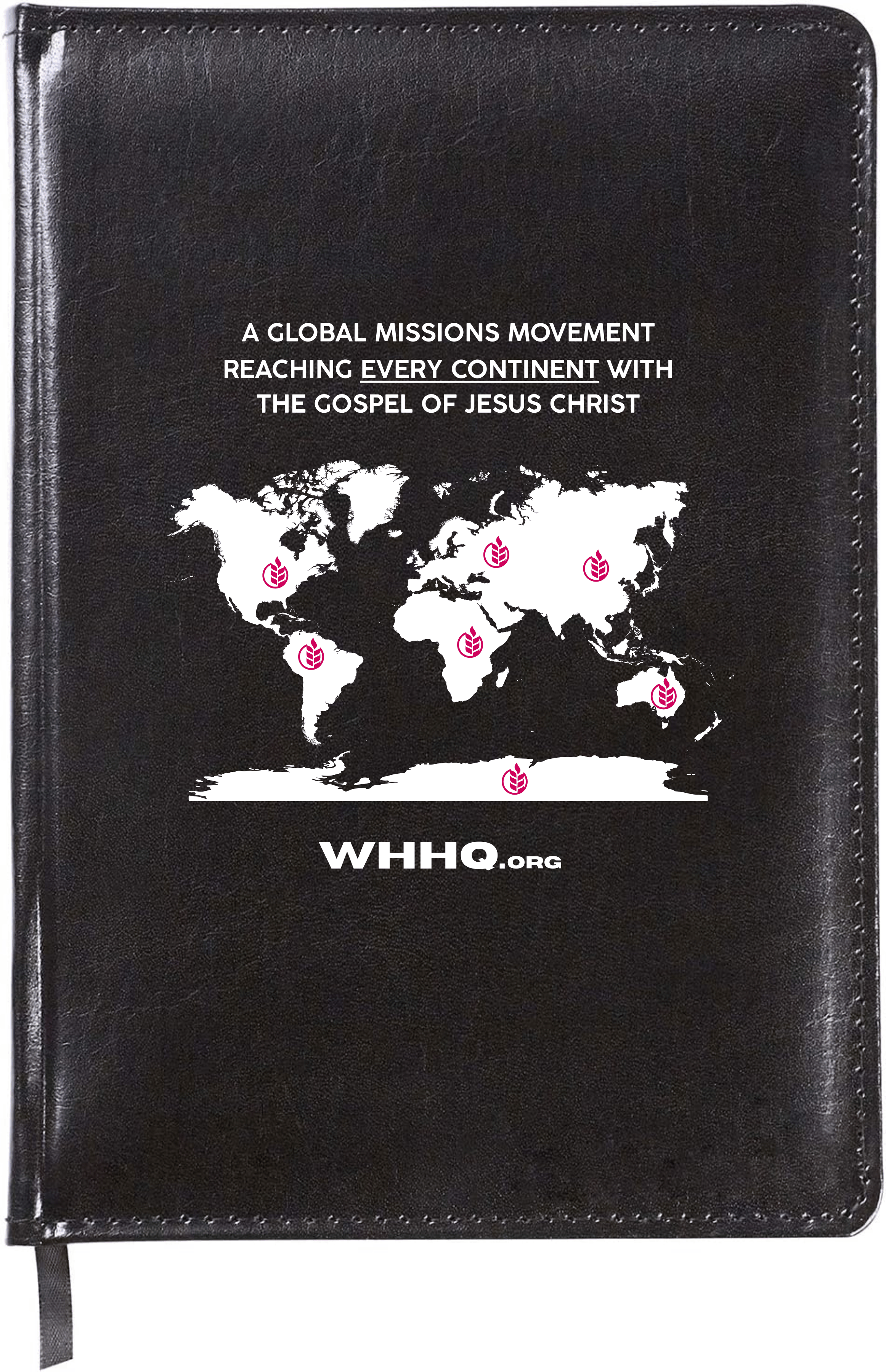 Large Black Leather Journal Notebook, 6.5" x 9", 192 Pages