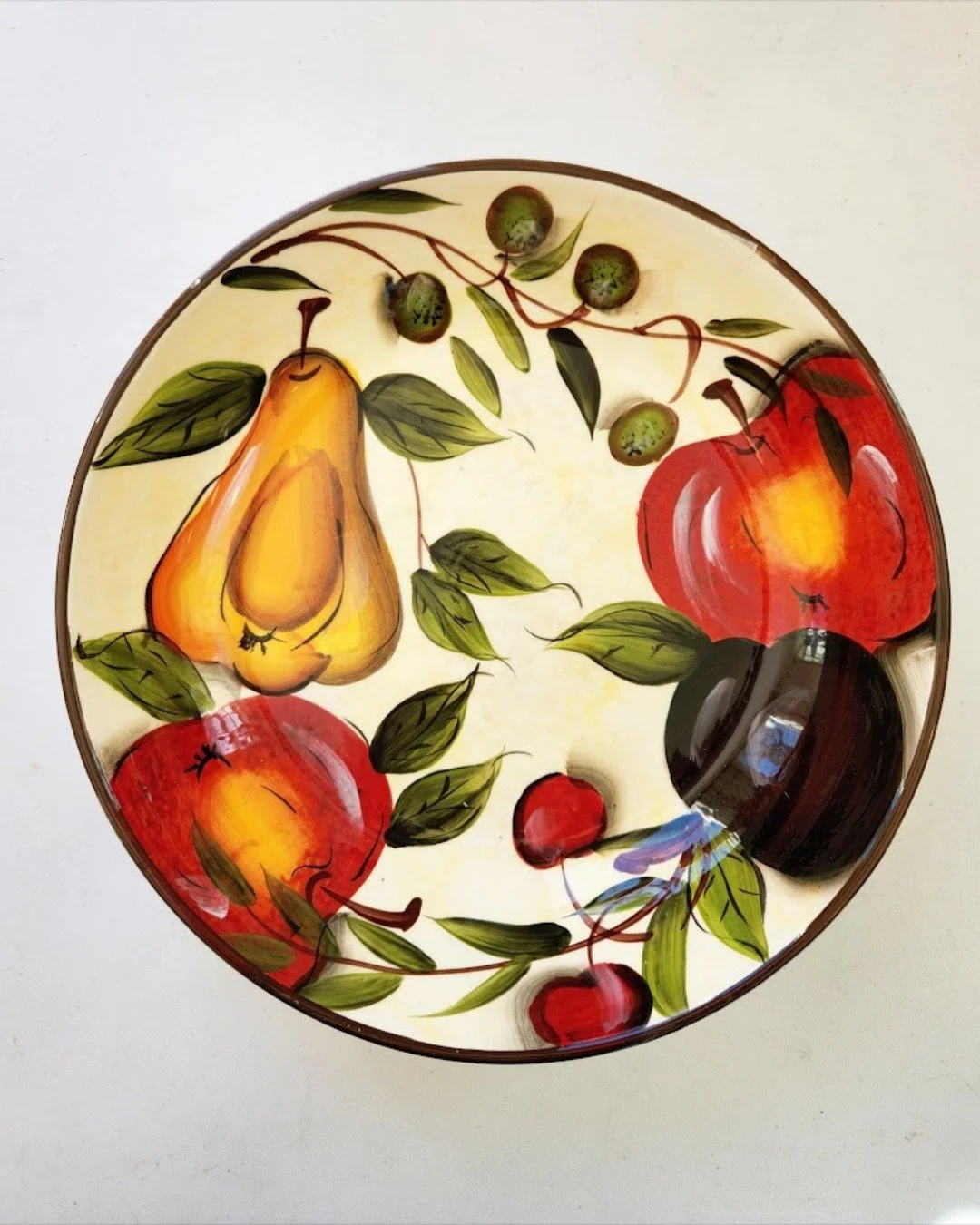 Elevate your pasta!  Serve it up in this gorgeous bowl or find another kitchen treasure at Good As New Shop.  Open Wednesdays 10 - 4.  #pastabowl #shopsecondhand #goodasnewshopsherborn #sherborn #treasurehunting #bostonthrift #consignmentshop