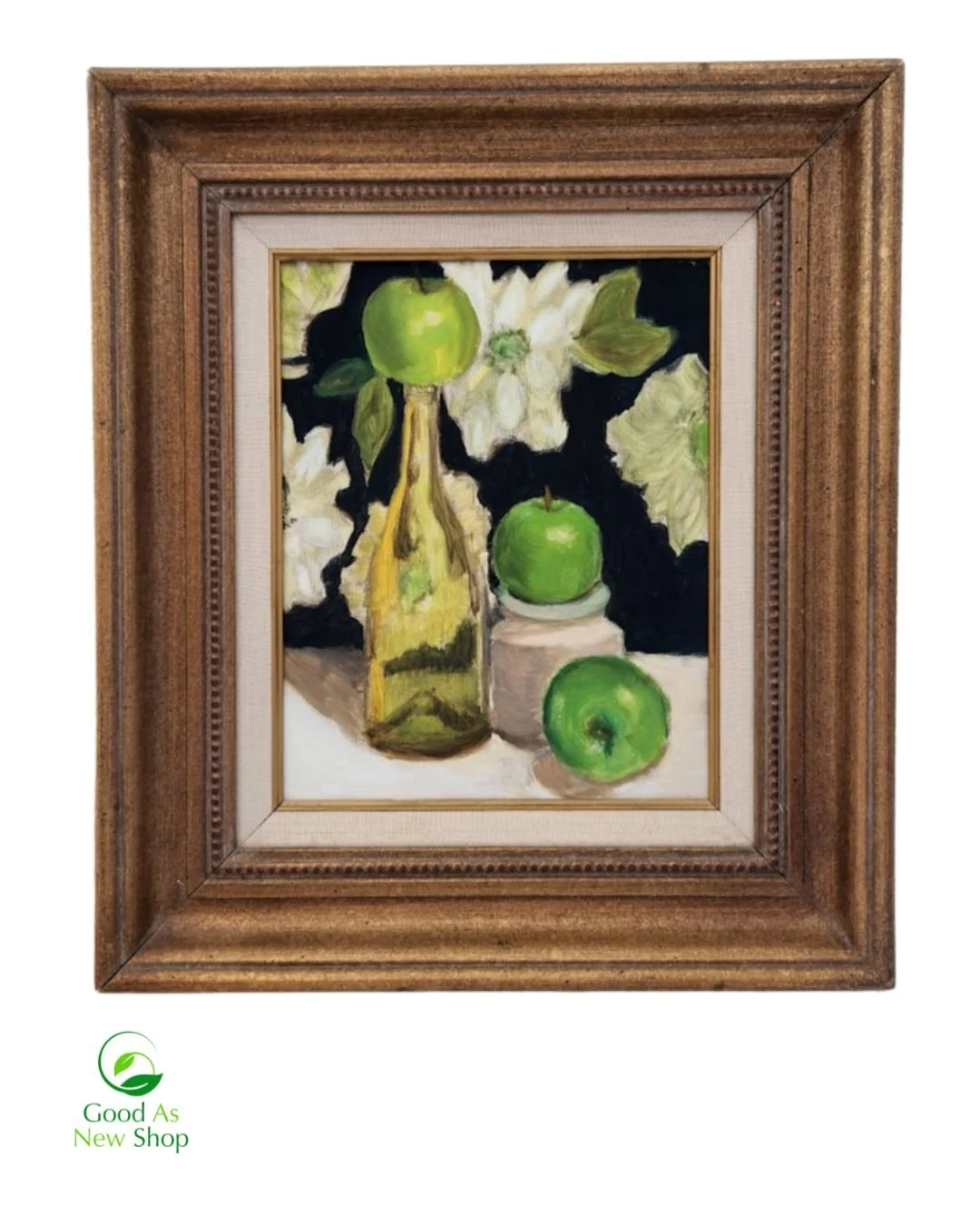 Elevate your home's decor with this original painting -  professionally framed and ready to hang!  Stop by every Wednesday from 10-4 for your next summer find. #shopsecondhand #goodasnewshopsherborn #originalart #treasurehunting #bostonconsignment #s