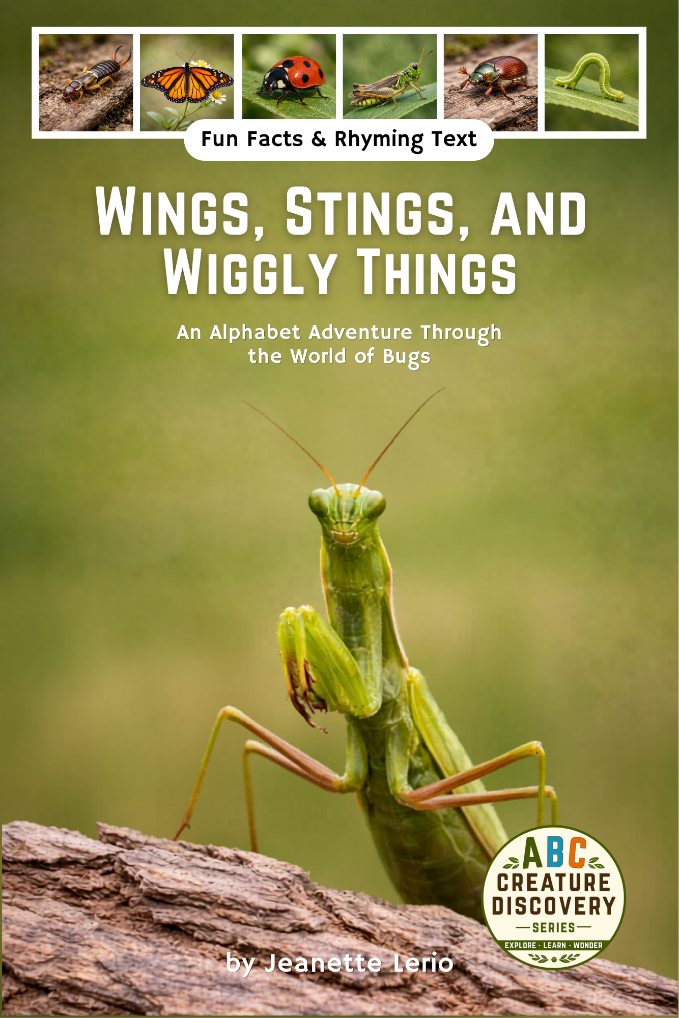 Wings, Stings, and Wiggly Things book cover