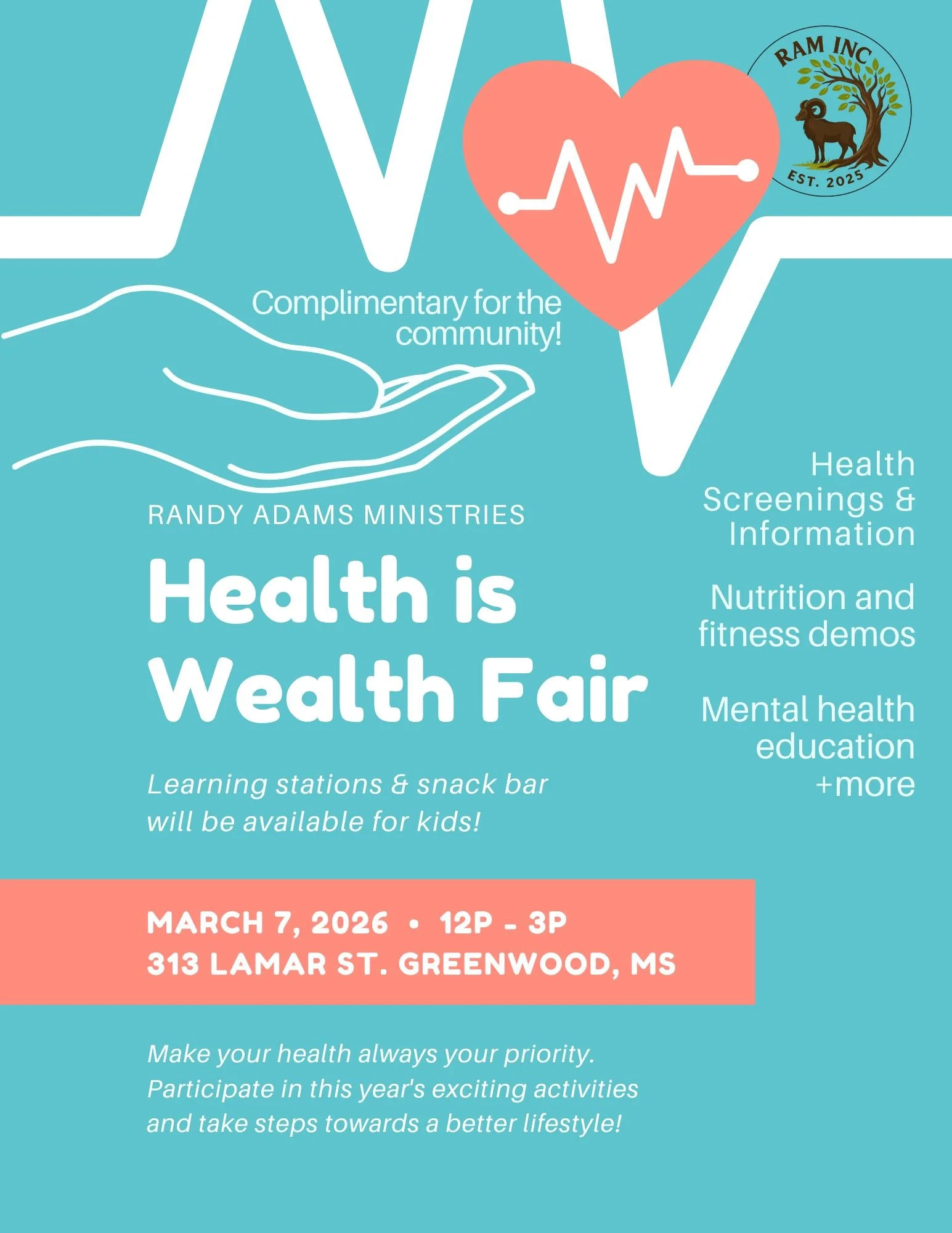 "Health is Wealth" Community Health Fair