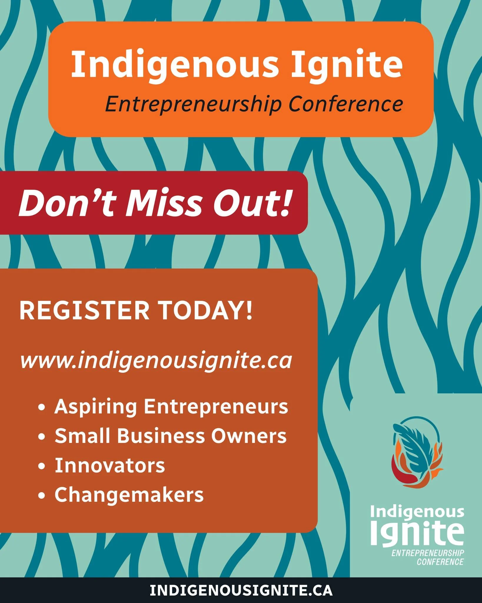 Two transformative days designed to ignite your entrepreneurial journey ✨🔥

This isn&rsquo;t just another business conference &mdash; it&rsquo;s a powerful gathering of Indigenous entrepreneurs, innovators, and changemakers coming together to build 