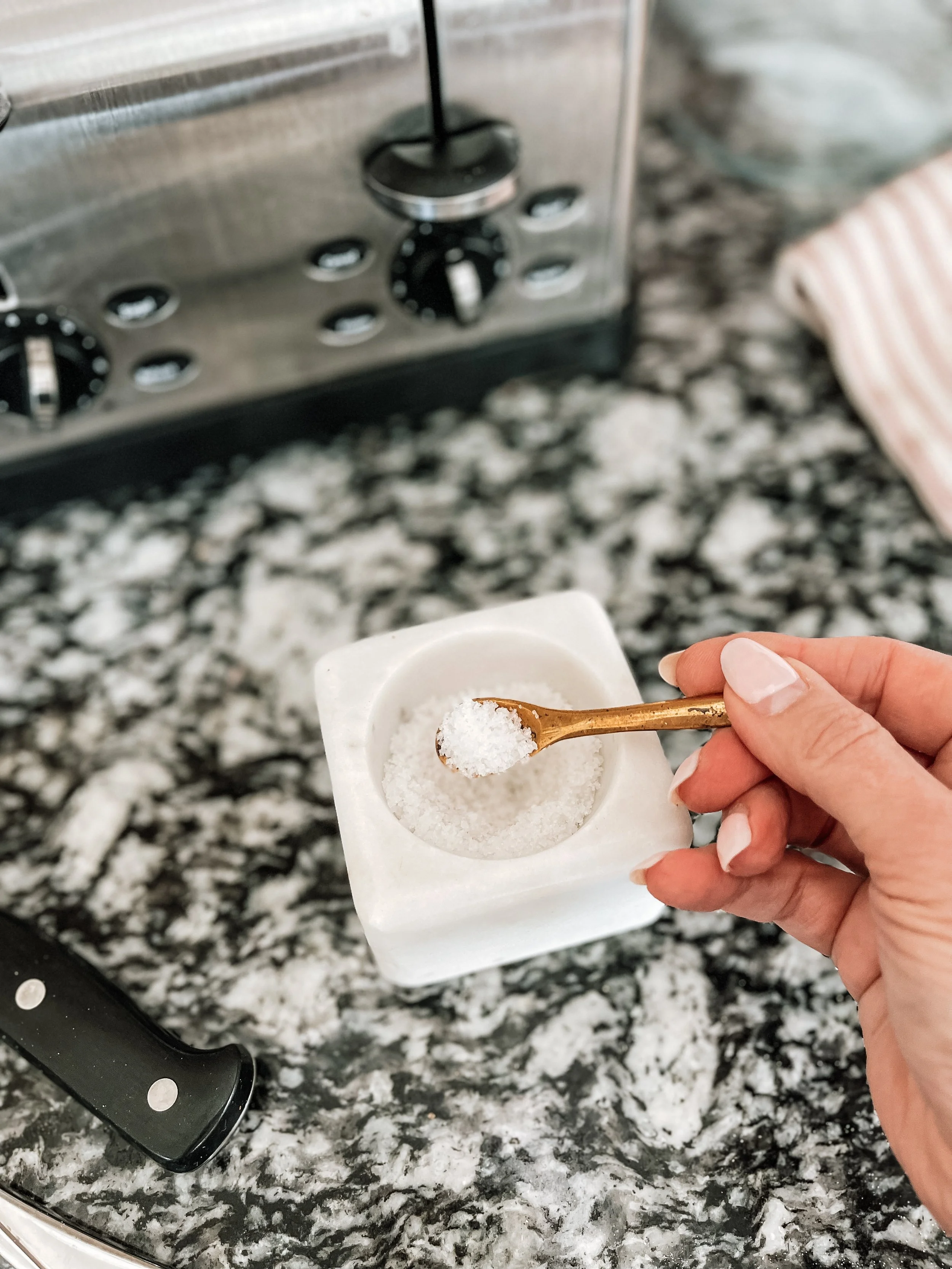 salt-cellar-on-kitchen-countertop