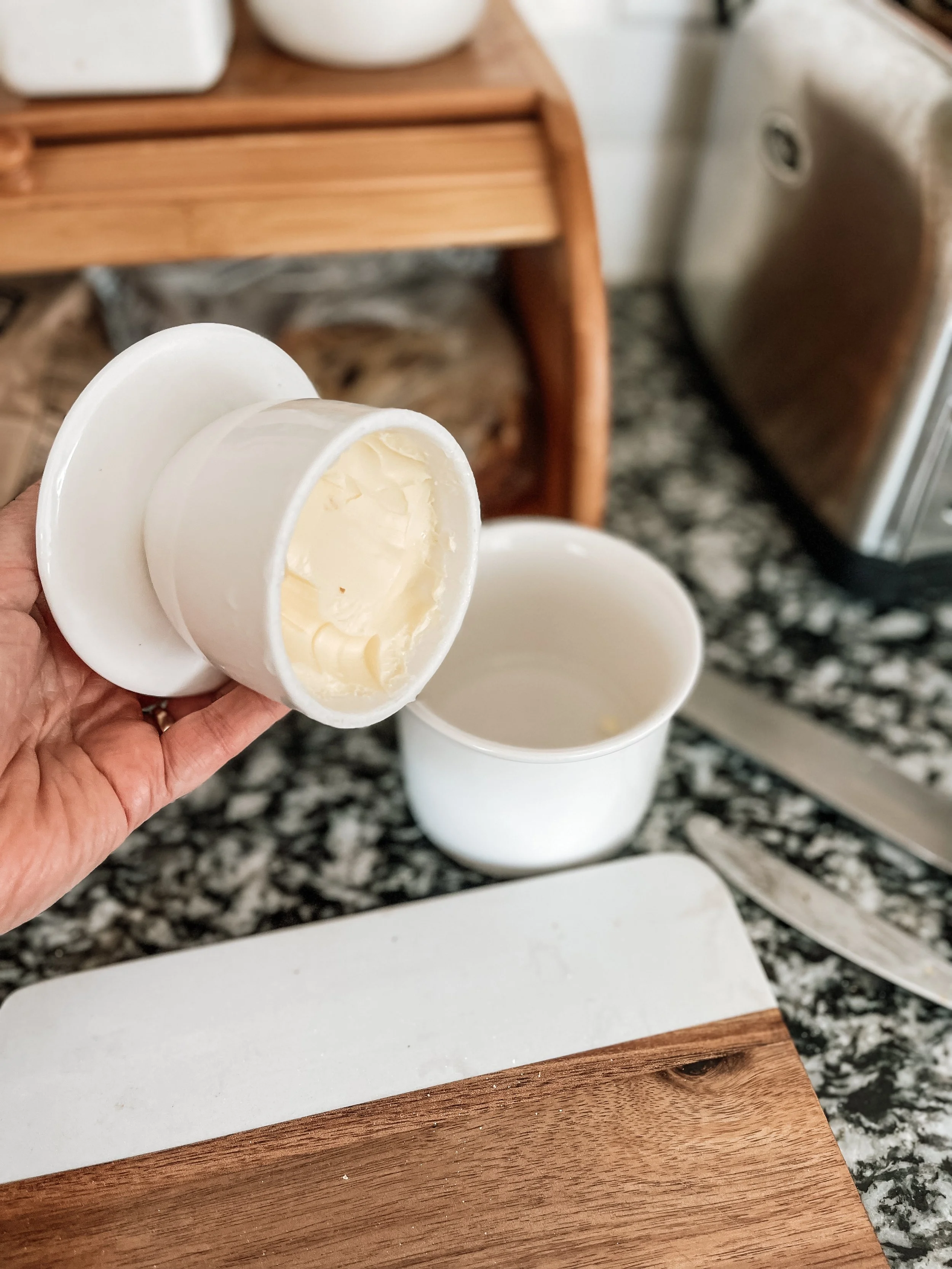 French-butter-crock