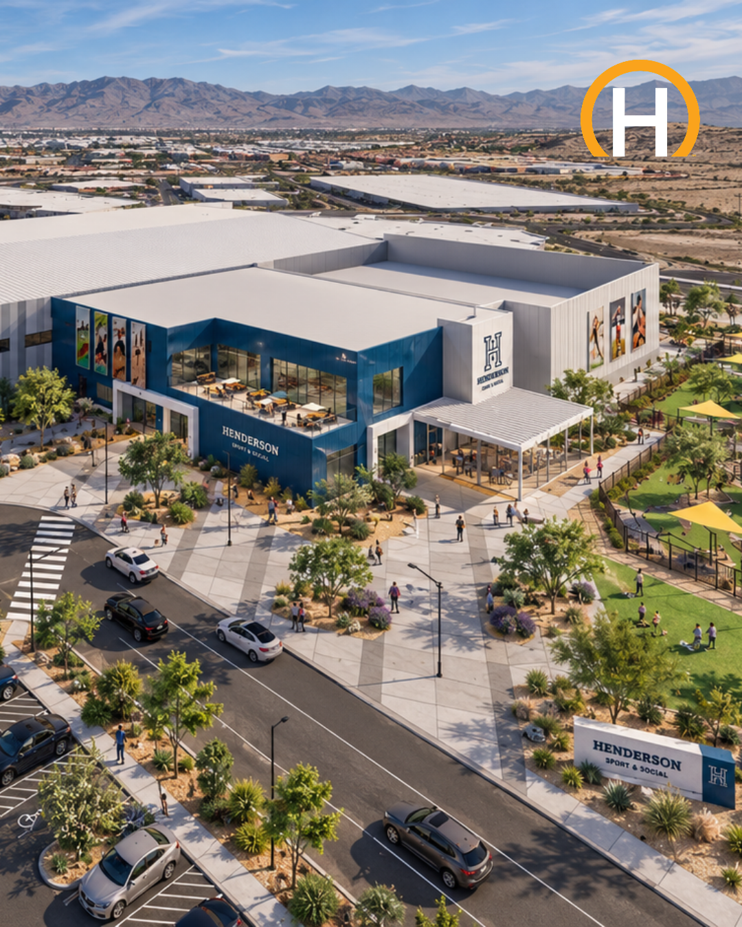Henderson Sport & Social, designed by Klai Juba Wald