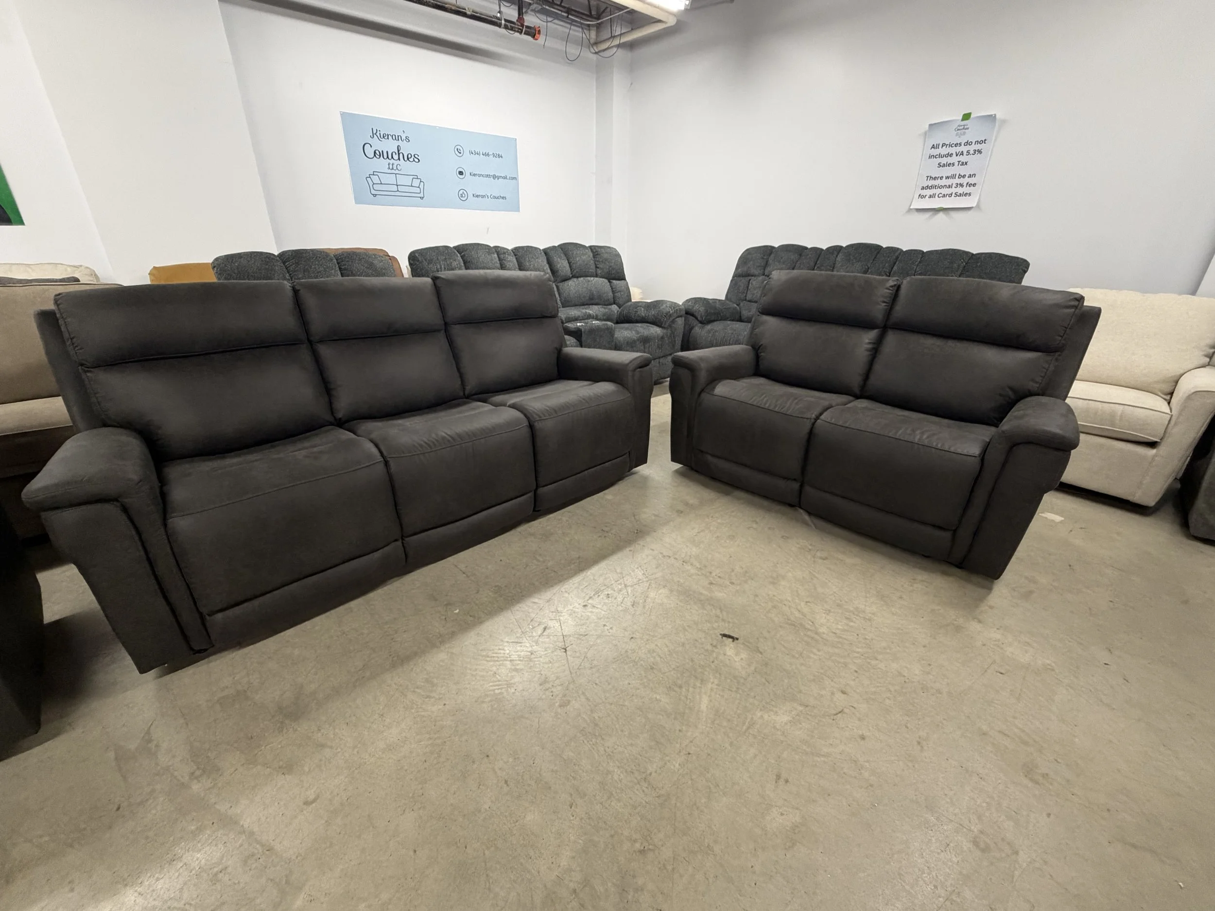 Power Reclining Sofa and Loveseat