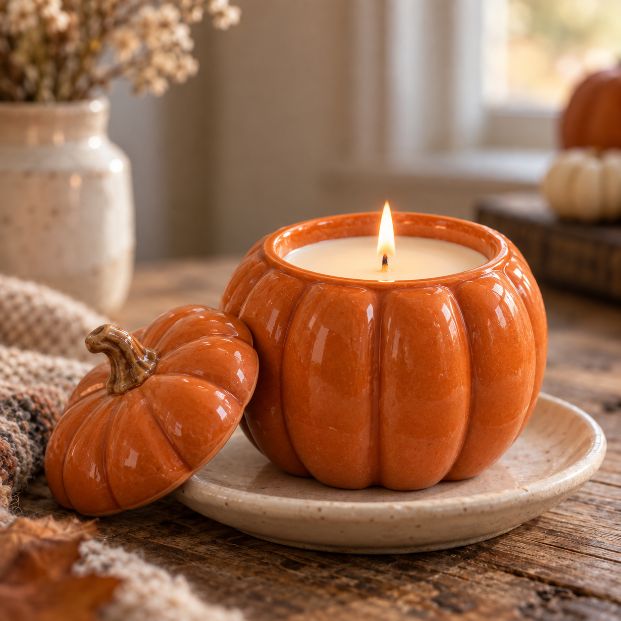 Let's Make Pumpkin Candles 
