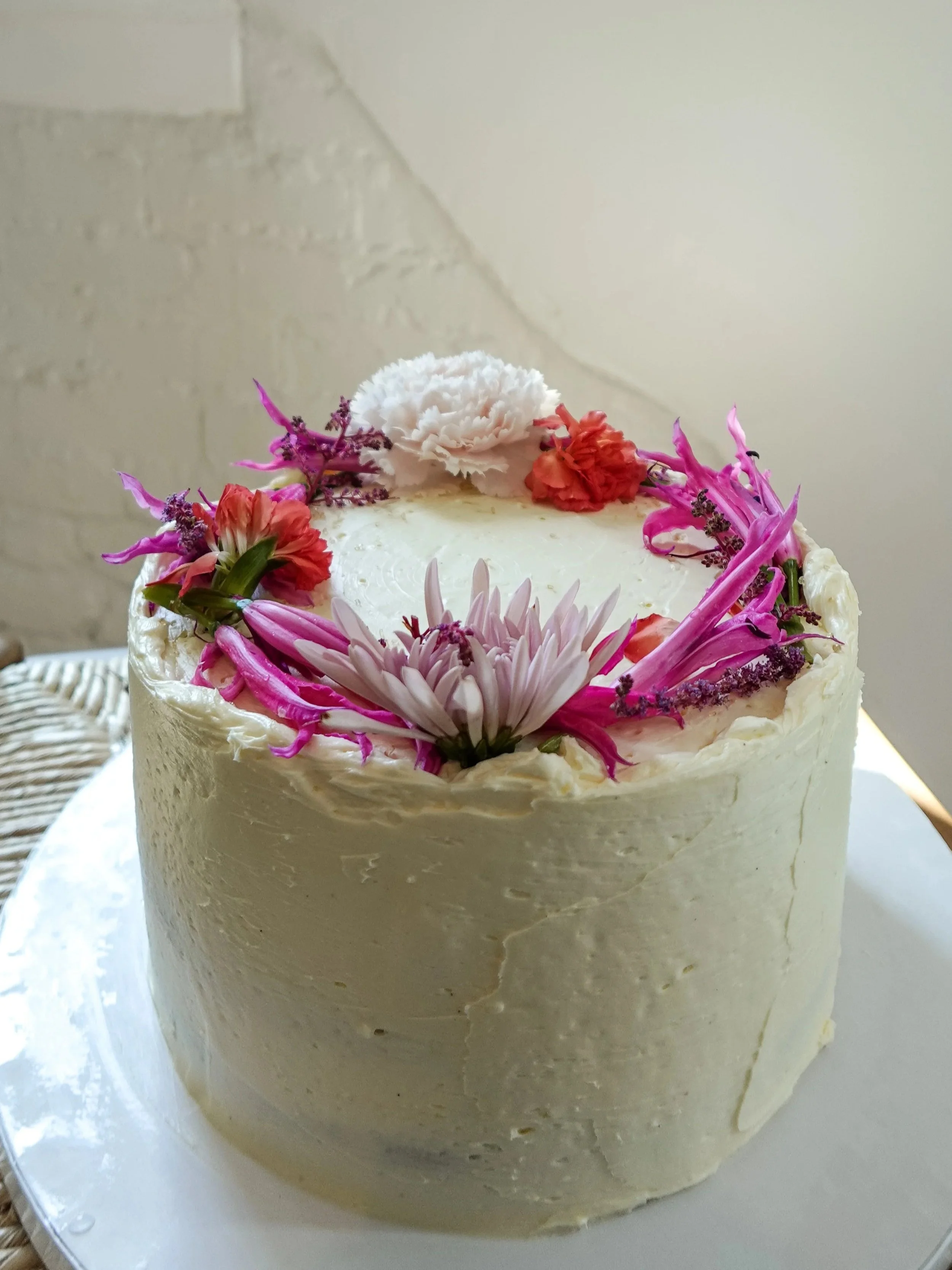 Berry Chantilly Cake with Revelry Bloom Florals