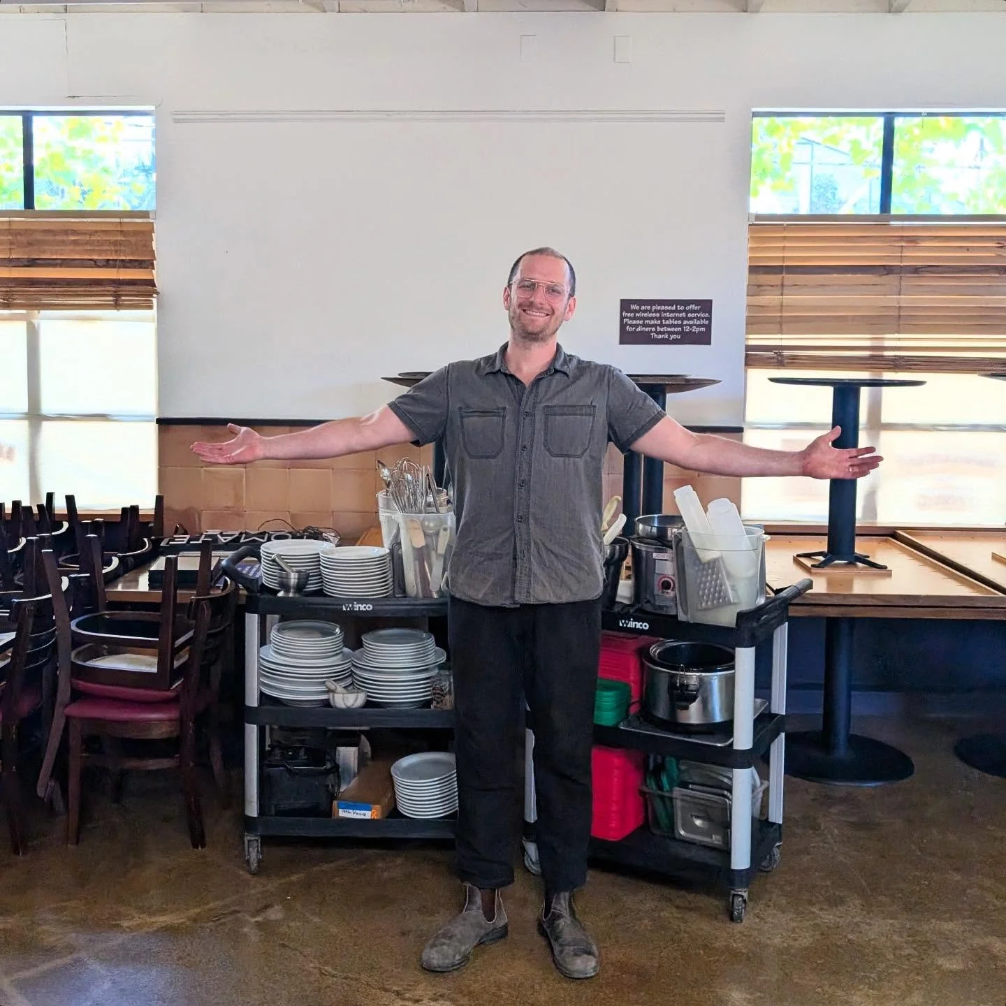 SALUTATIONS! 

We are so excited to announce that UQBAR Mediterranean Cafe is opening soon in West Berkeley! We are Benji and Jennie &mdash; the husband-wife team behind UQBAR (&ldquo;oook-bar&rdquo;). We have been dreaming this up since literally th
