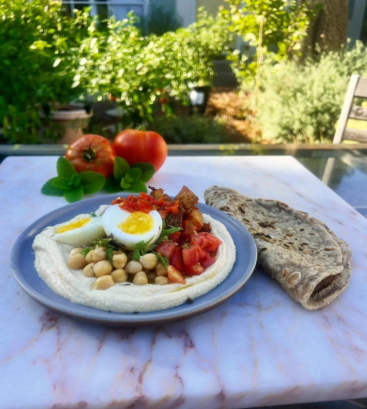 SATISFACTION

Hummus has long been a favorite food of ours &mdash; satisfying for any meal or snack! Hummus has protein, fiber and healthy fats that nourish you and fuel your day. At UQBAR, we&rsquo;ll be making hummus fresh daily and serving it with