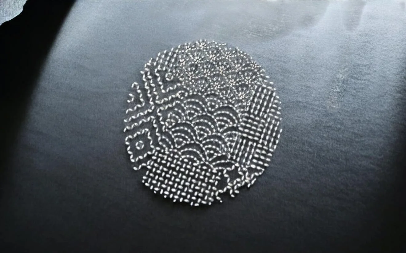 Upcoming (April -  MAY ) - Sashiko Stitching classes  for Beginners (刺し子)