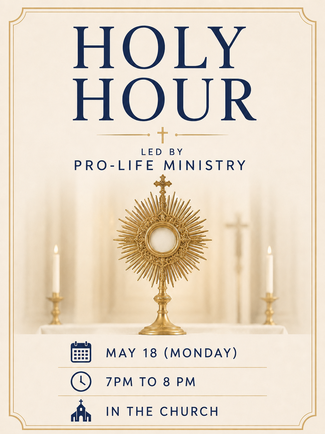 Holy Hour - Pro-life