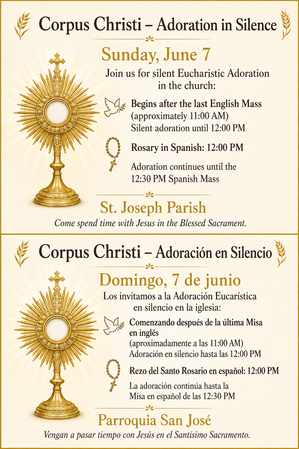 Corpus Christi Adoration