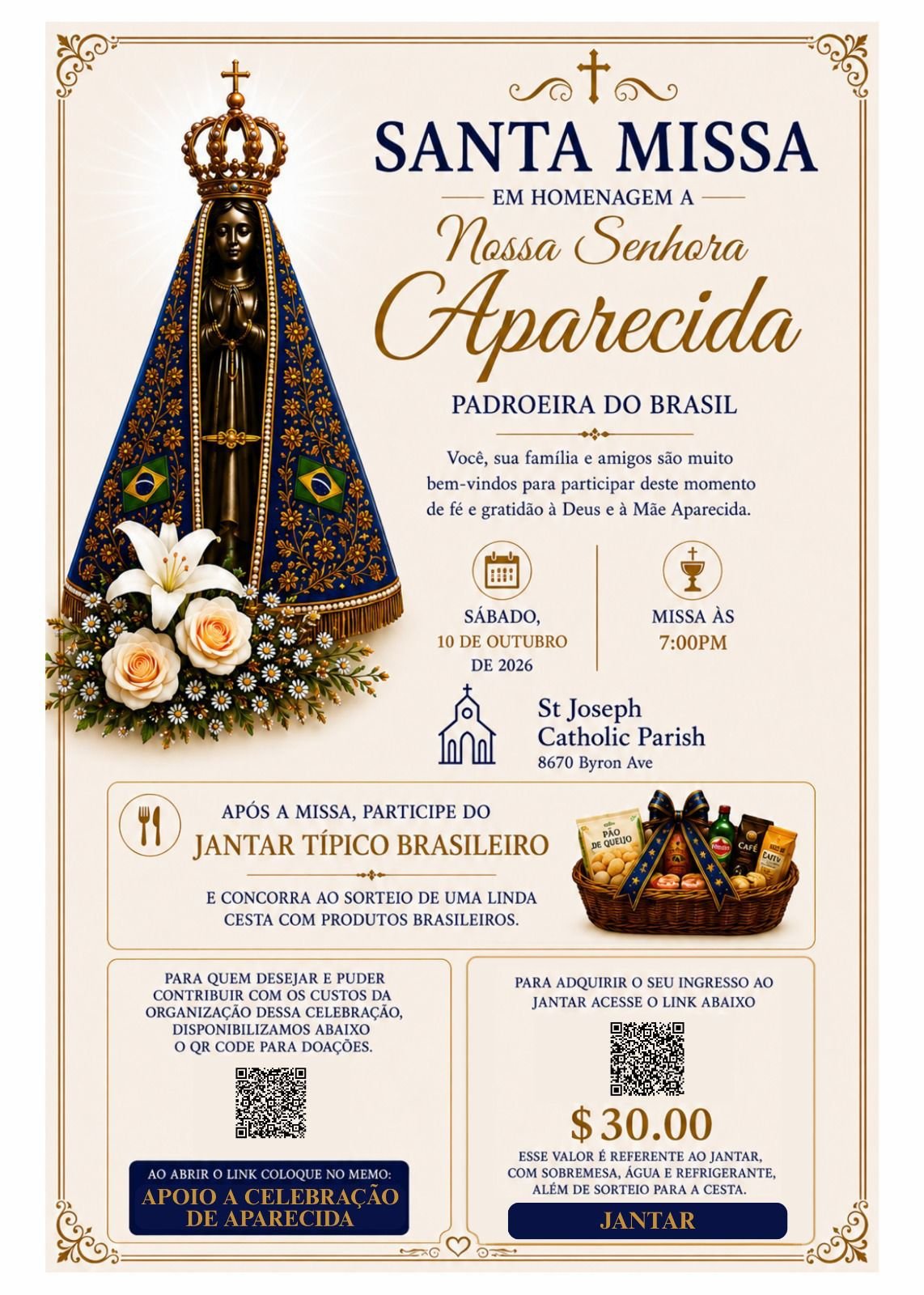 Celebração de Nossa Senhora Aparecida