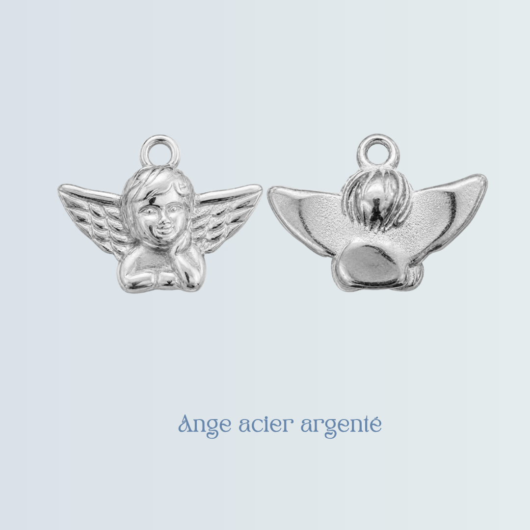 Breloque Ange acier argenté.png