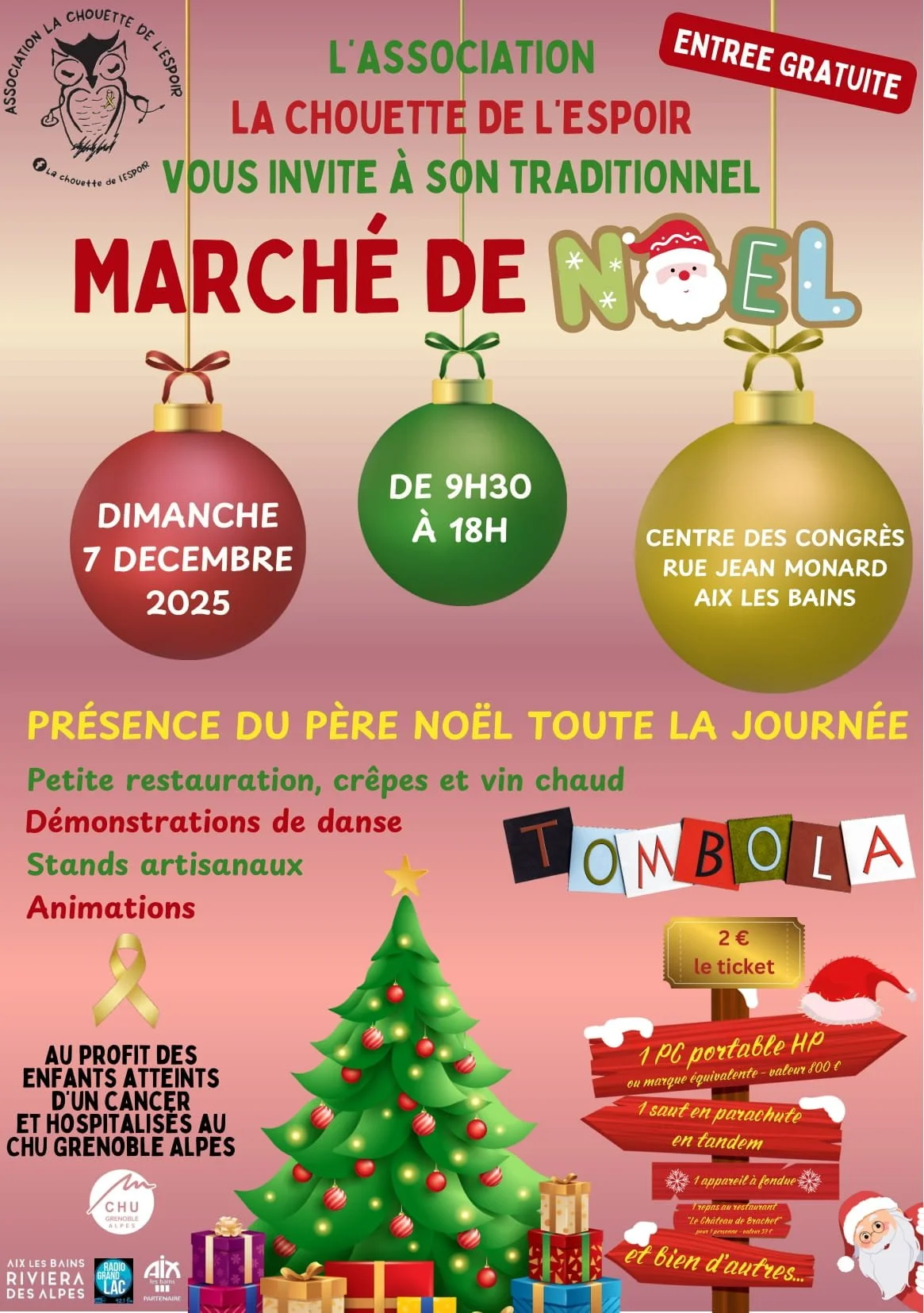 Marché de Noël - Aix-les-Bains 73 Savoie