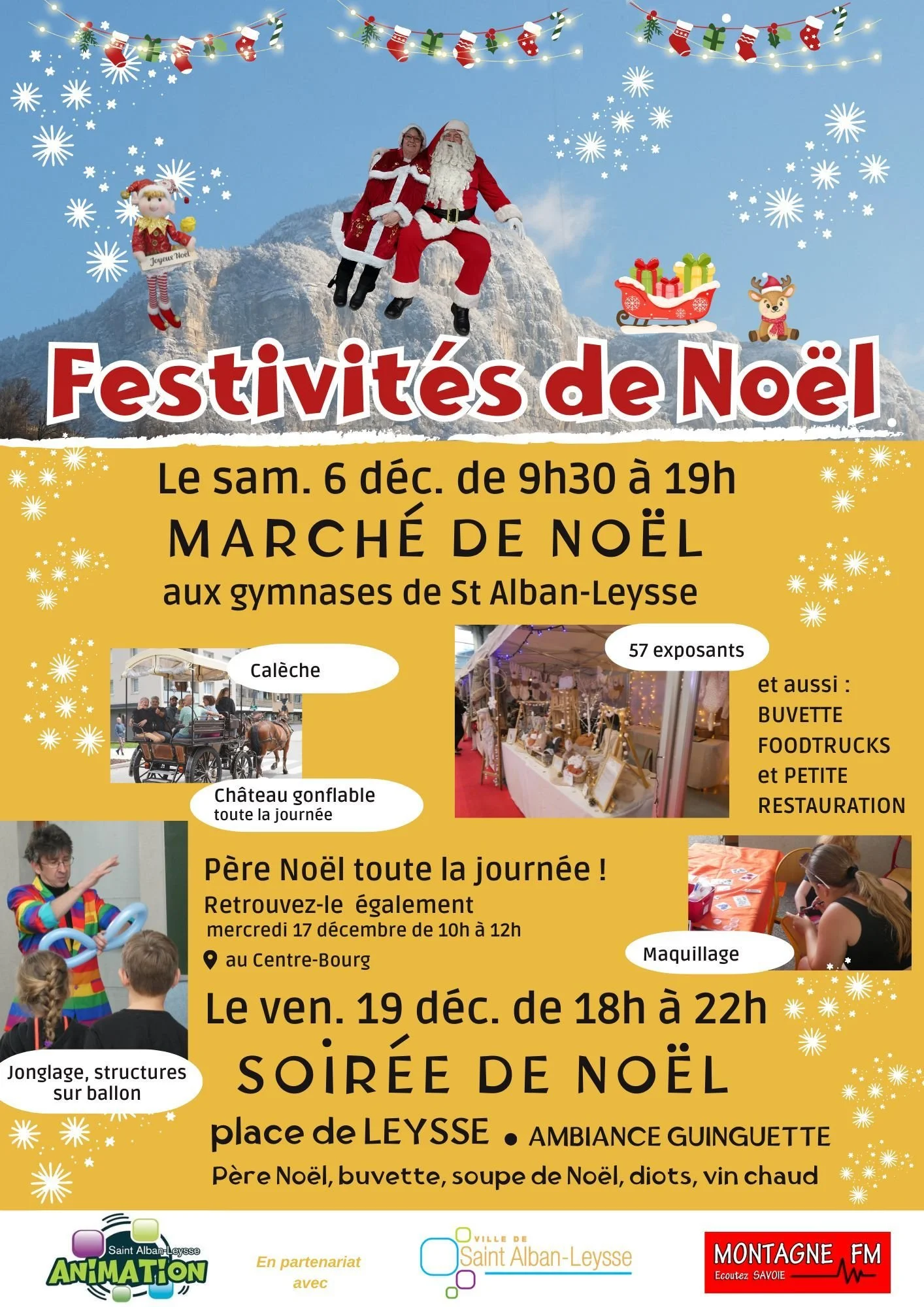 Marché de Noël - Saint-Alban-Leysse 73 Savoie