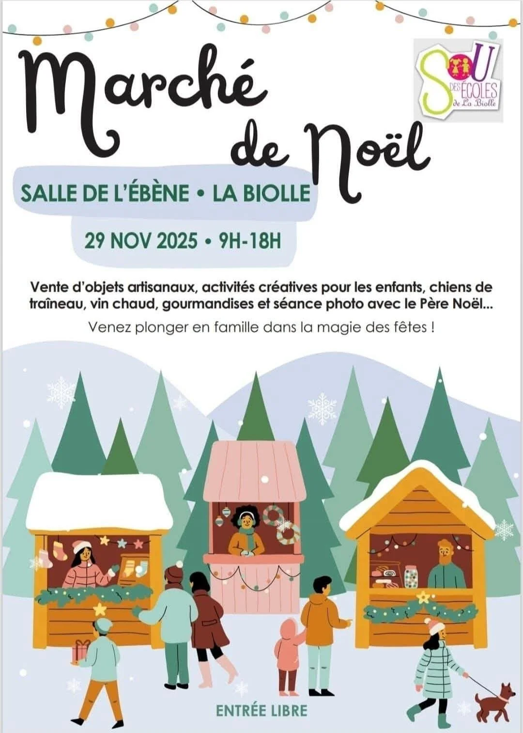 Marché de Noël - La Biolle 73 Savoie 